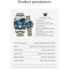 OLEVS Couple Watch His and Her Watch Set Mens Womens
