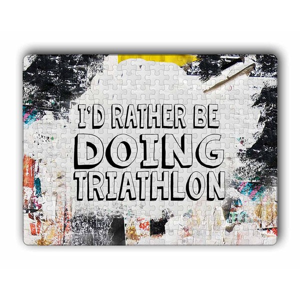 Makoroni - I'd Rather BE Doing Triathlon - Jigsaw Puzzle