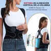 Corrector de Postura para Hombres y Mujeres,Corrector de Espalda,Tamaño Ajustable,Transpirable,Corrección