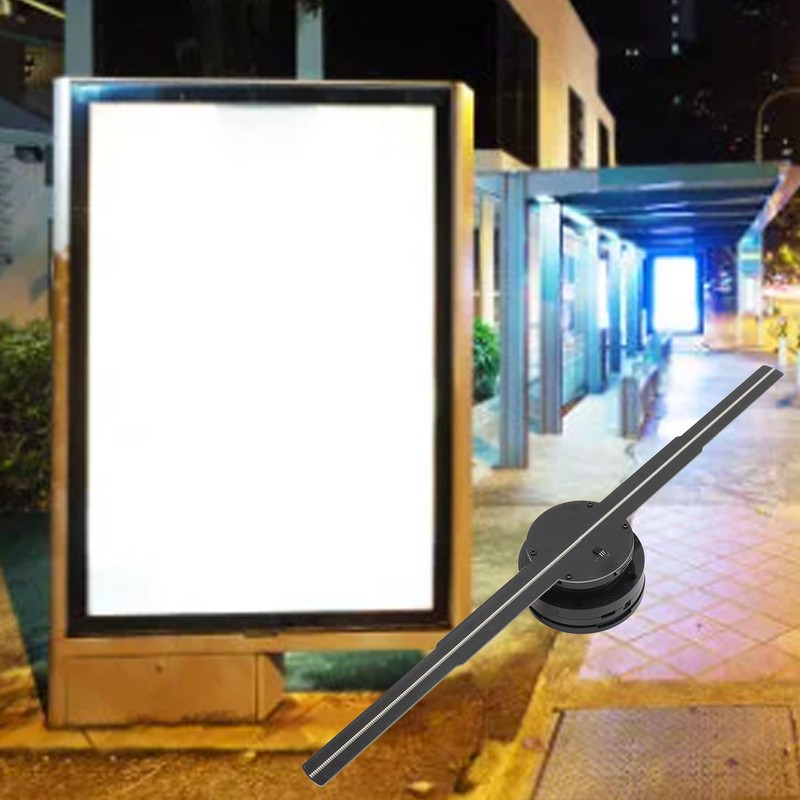 3D Hologram Fan 16.5 Inch 384 Light Beads 1024x1024P Resolution