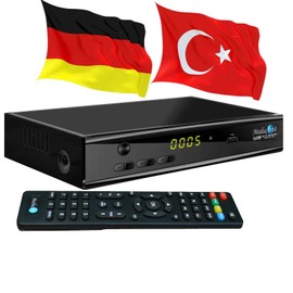 Mediaart Turkish TV Satellite Receiver 4 Full HD Astra + Türksat Programmed USB