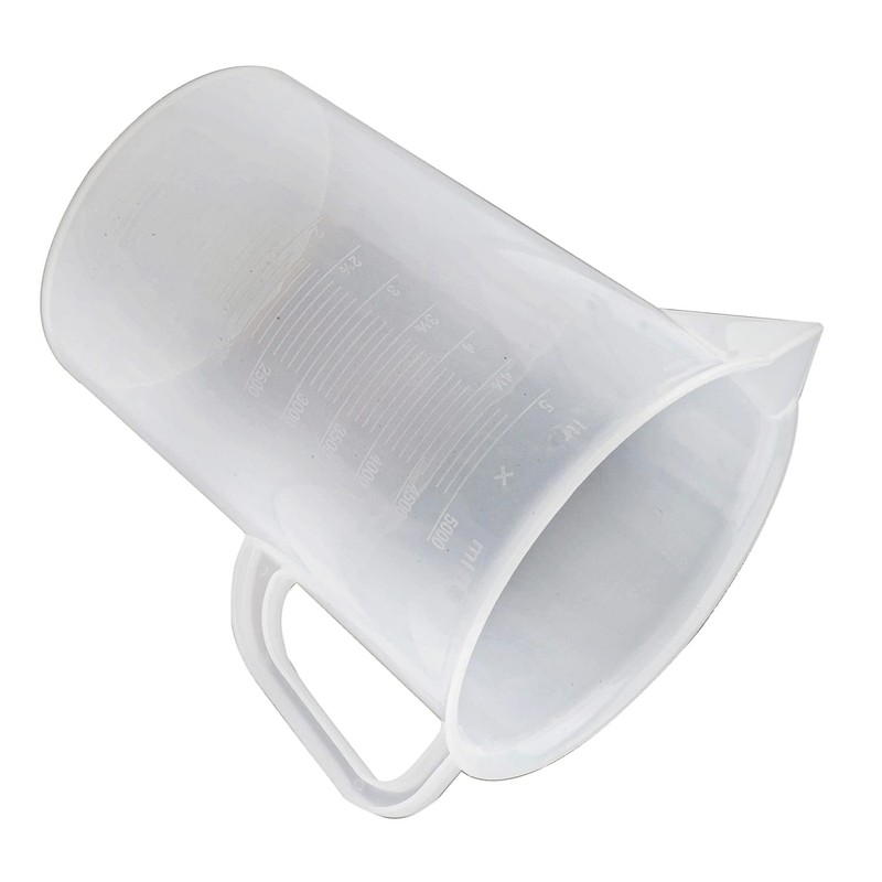 Othmro 5000ml Plastic Measuring Cup, 1pc Large 5L Measuring Jug