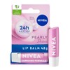 NIVEA Pearly Shine Lip Balm (4.8g), Lip Balm with Shea