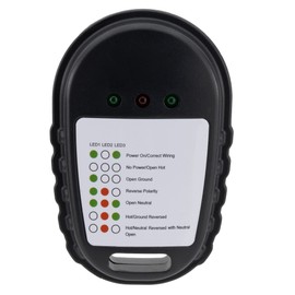 RecPro RV Circuit Analyzer Tester Plug 30 Amp with LED Indicator Lights