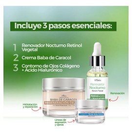 Kit Vitalis Baba De Caracol Y Colágeno Sérum Antiedad