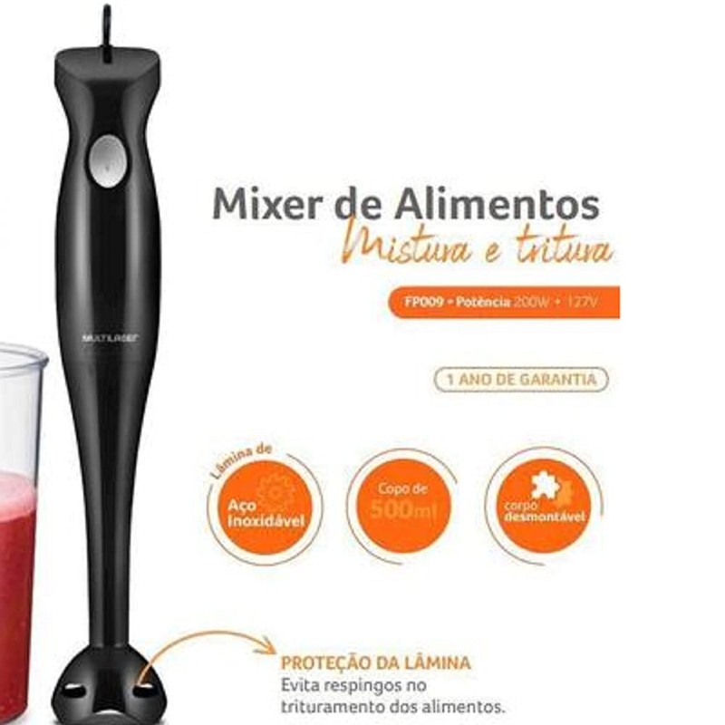 Multi | Batidora de Mano inmersión con vaso de 500