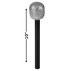 Rhode Island Novelty 10 Inch Glitter Microphone, One per Order