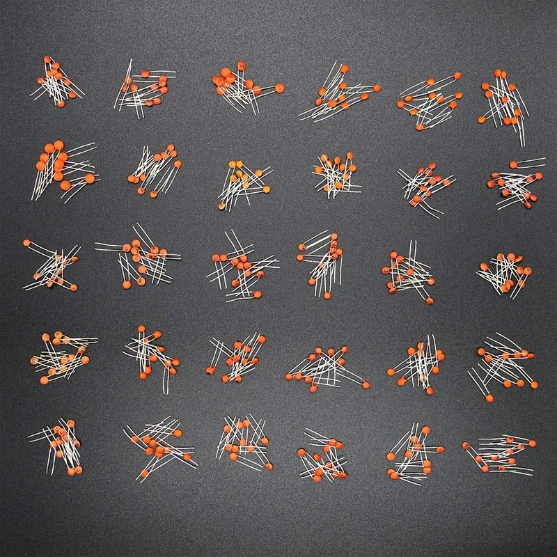 ARCELI 300 Pieces Ceramic Capacitor Set Pack 2PF-0.1UF 30 Values