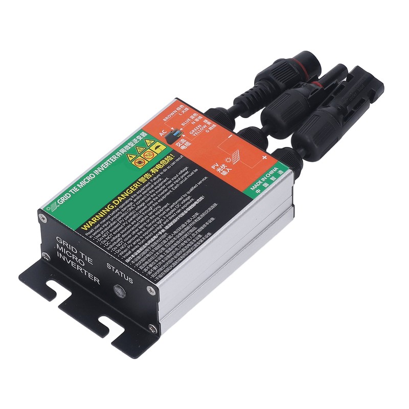 MPPT Solar Grid Tie Inverter Pure Sine Waving Aluminium Alloy