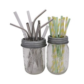 Galvanized Metal Flower Organizer Frog Lid with Square Grid by Mason Jar Lifestyle (3 Pack, Wide Mouth)