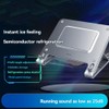 ZENWORYS Laptop Semiconductor Cooler Foldable Stand Ultra Quiet Cooling Height