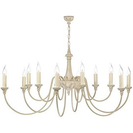 Creative Hobbies 1 3/4 Inch Tall White Plastic Candle Covers Sleeves Chandelier Socket Covers - Pack of 12 - Slip Over E12 Candelabra Base Sockets