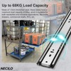 NECILO Heavy Duty Drawer Slides Without Lock, 150lb Capacity Full
