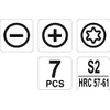 Yato yt-25863 – 7pcs Precision Screwdriver set S2