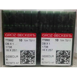 bangdan Groz-beckert Db1 Dbx1 1738 Titanium Plated 75/11 Industrial Sewing Needle 20pcs