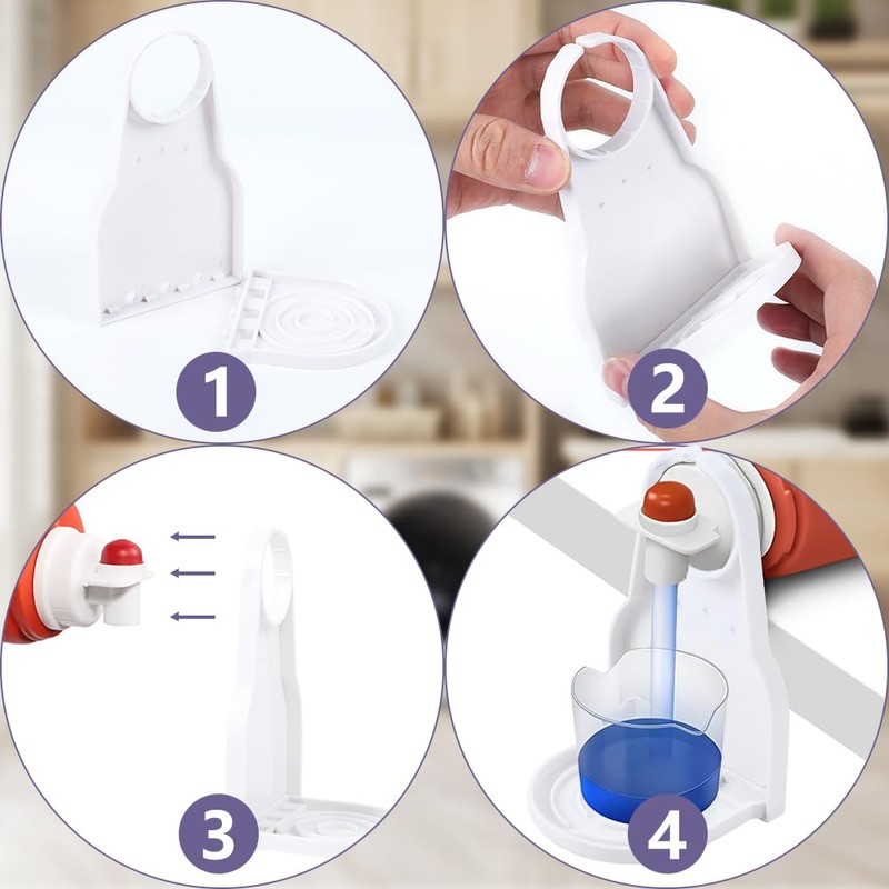 BYHANG 2 Piezas Soporte para Detergente, Dispensador de Detergente para