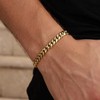 Men's Bracelet Stainless Steel Gold Men's Cuban Link Chain for