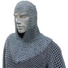 Medieval Chain Mail Shirt and Coif Armor Set and Shirt