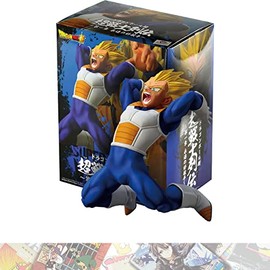 Banpresto Saiyan Vegeta: 16cm Chosenshi Retsuden Statue Figurine Vol.1 Bundled with 1 A.C.G. Compatible Theme Trading Card (35928)