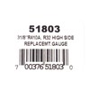 Mastercool 51803 3 1/8" Replacement High Side Red Manifold A2L