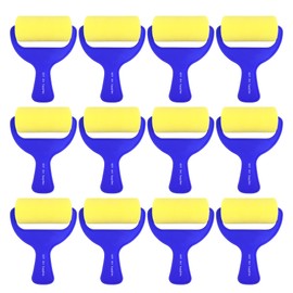 XDT Art Supplies Foam Paint Roller 12 Piece Set 3''x12, Sponge Roller for Painting Art & Craft, Soft & Disposable & Washable