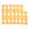 20pcs Rubber Dog Squeaky Bone Toy Teeth Cleaning Dog Bone