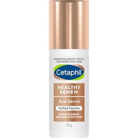 Cetaphil Healthy Renew Eye Serum 15g. Anti Aging Retinol Alternative with Purified Peptides. Contains Niacinamide (Vitamin B3) and Panthenol (B5). Targets Appearance of Dark Circles and Fine Lines. Dermatologist Tested