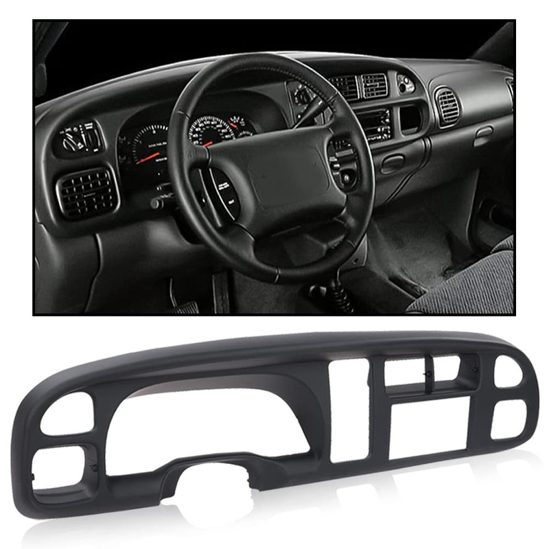 DOTCOM Dash Board Bezel Cover Compatible with Dodge Ram 1500