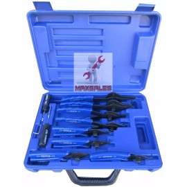 Cal-Hawk 11pc SNAP RING PLIERS Set Mechanics Circlips Auto Tool Internal External Pliers