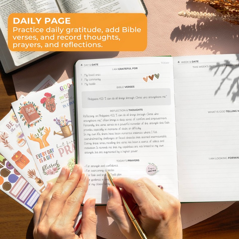Clever Fox Prayer Journal – Daily Devotional & Gratitude Notebook