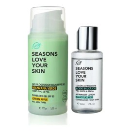 Gel Bloqueador Solar Fps50 Manzana + Loción Ácido Salicílico Tipo de piel Grasa/Mixta