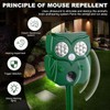 2024 Ultrasonic Animal Repellent, 5 Modes Upgraded Outdoor Cat Solar