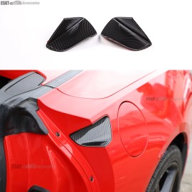 CSKT2022 ABS Carbon Fiber Exterior Door Handle Bezel Overlay Fits Corvette C7 2014-2019