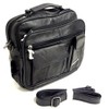Ladies Mens Real Leather Travel Flight Shoulder Cross Body Organiser