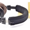 Black Headphone Protector Zipper Headband for Audio Technica ATH MSR7