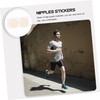 ORFOFE 50pairs for Sports Chest Patch Male Shields Breathable Pads
