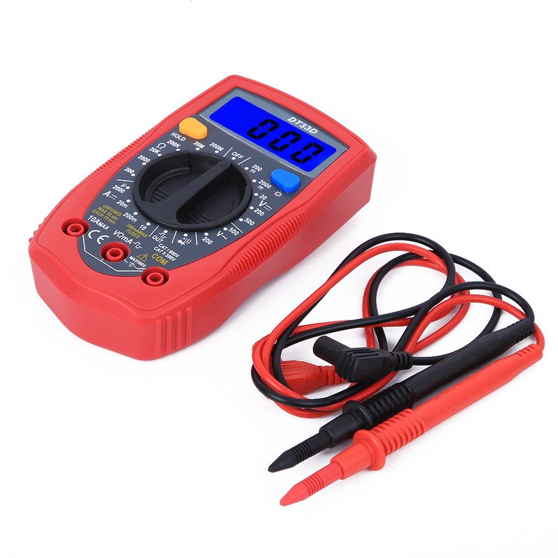 DT33D Mini Digital Multimeter Voltmeter Portable Universal Meter 130 x