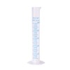 KOMUNJ 1 Piece Transparent Blue Line Measuring Graduated Cylinder Science
