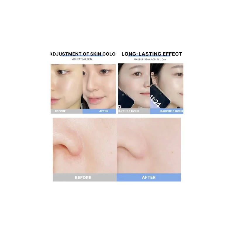 Base Maquillaje Polvo Compacto Fijador Matte Para Grasas