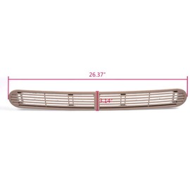 G-PLUS Dash Defrost Vent Cover Grille Panel Beige Compatible with GMC Jimmy Oldsmobile Bravada 1998-2001/Fit Chevy Blazer 1998-2005/Fit Chevy S10 1998-2004/Fit 2004 GMC Sonoma