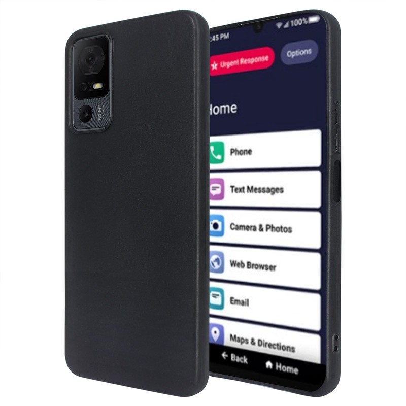 Lacass for Jitterbug Smart4 Case, Silicone Soft TPU Flex and