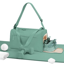 Small Gym Bag for women men, Stylish Compact Sports Bag, Small Duffle Bag Crossbody Bags for women men, Suitable For Gym Work Fitness Travel, 3 in 1 Duffle Bags