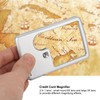 Outbit Credit Card Magnifier with LED Light, 3X & 6X