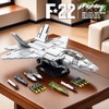 MEOA F-22 Raptor Fighter Jet Building Blocks Set 1837pcs Military