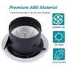 4 inch ABS Adjustable Air Vent White Round Soffit Exhaust