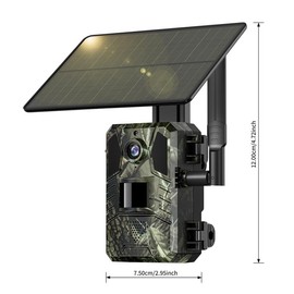 [Springtok] 3rd Gen 4G LTE Cellular Trail Cameras with 2K Live Streaming, UNLIMITED Data, NOT SUPPORT WIFI - count: 1