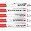 Silly Sentiments Nice Bum Pen Pack - Valentines Gift Pen