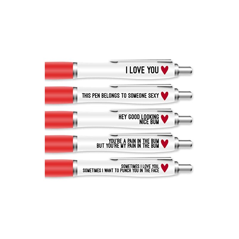 Silly Sentiments Nice Bum Pen Pack - Valentines Gift Pen