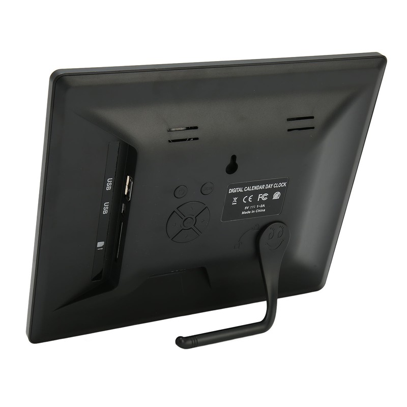 8.7inch Digital Day Calendar Clock Auto Dimming Large Display Medication