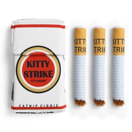 Nocciola 3 Pack Catnip Toys for Cats, Funny Cat Toys Filled with 100% Pure Organic Catnip, Safe Kitten Teething Chew and Kicker Toys, Stress Relieving Fun for Indoor Cats